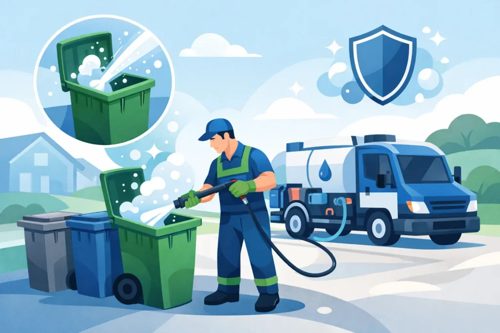 Garbage Can Disinfecting Service That Works