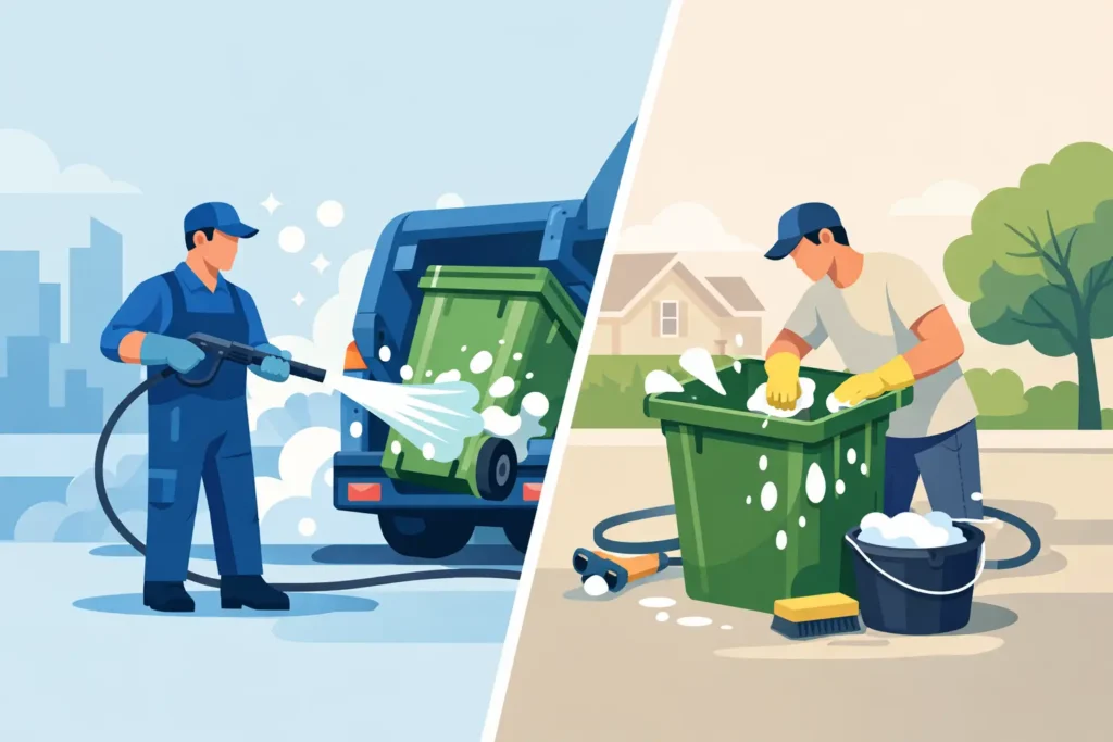 Professional Versus DIY Bin Washing That Pays Off