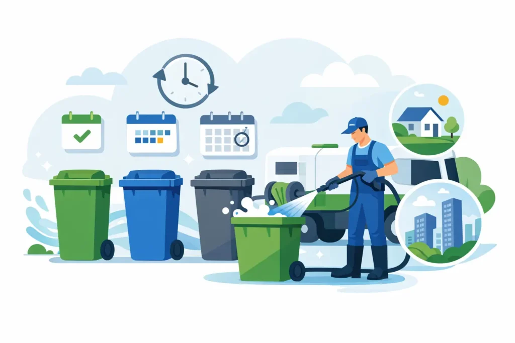 What Bin Cleaning Frequency Is Right for You?