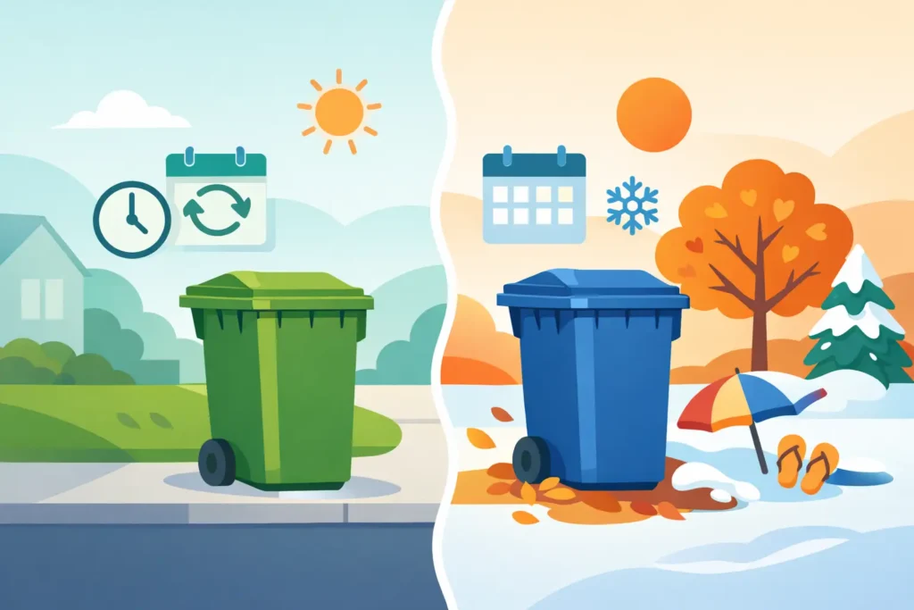 Recurring Versus Seasonal Bin Service Explained