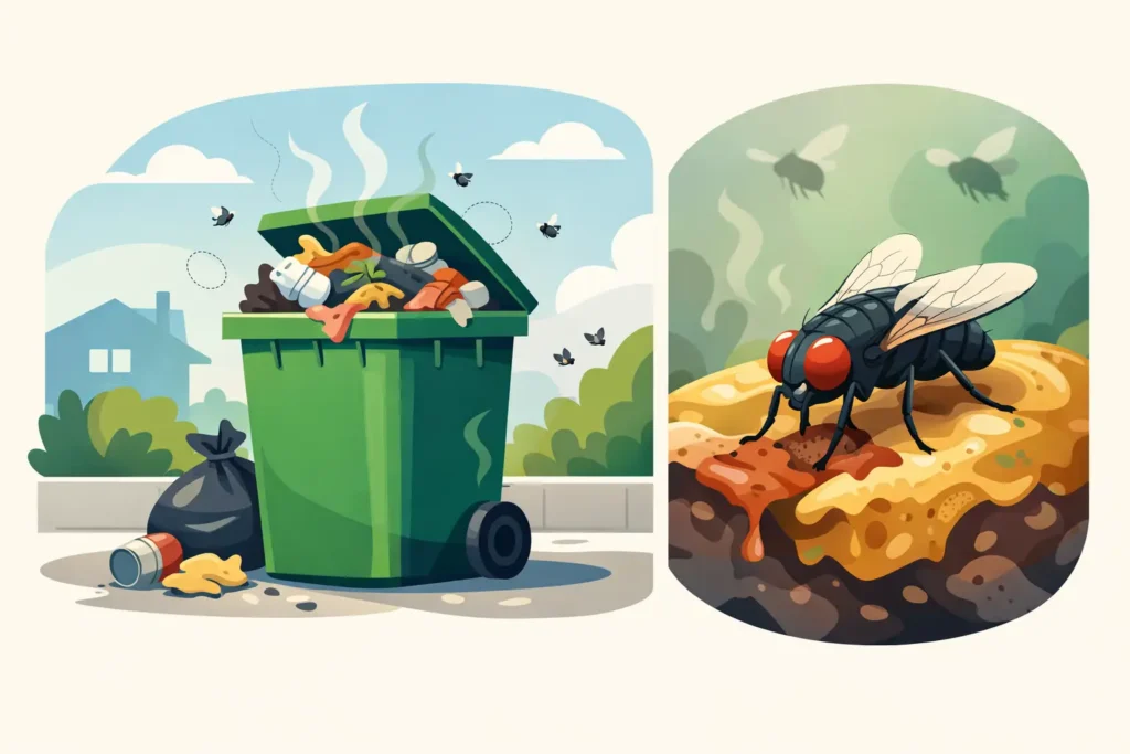 Why Do Bins Attract Flies? The Real Reason